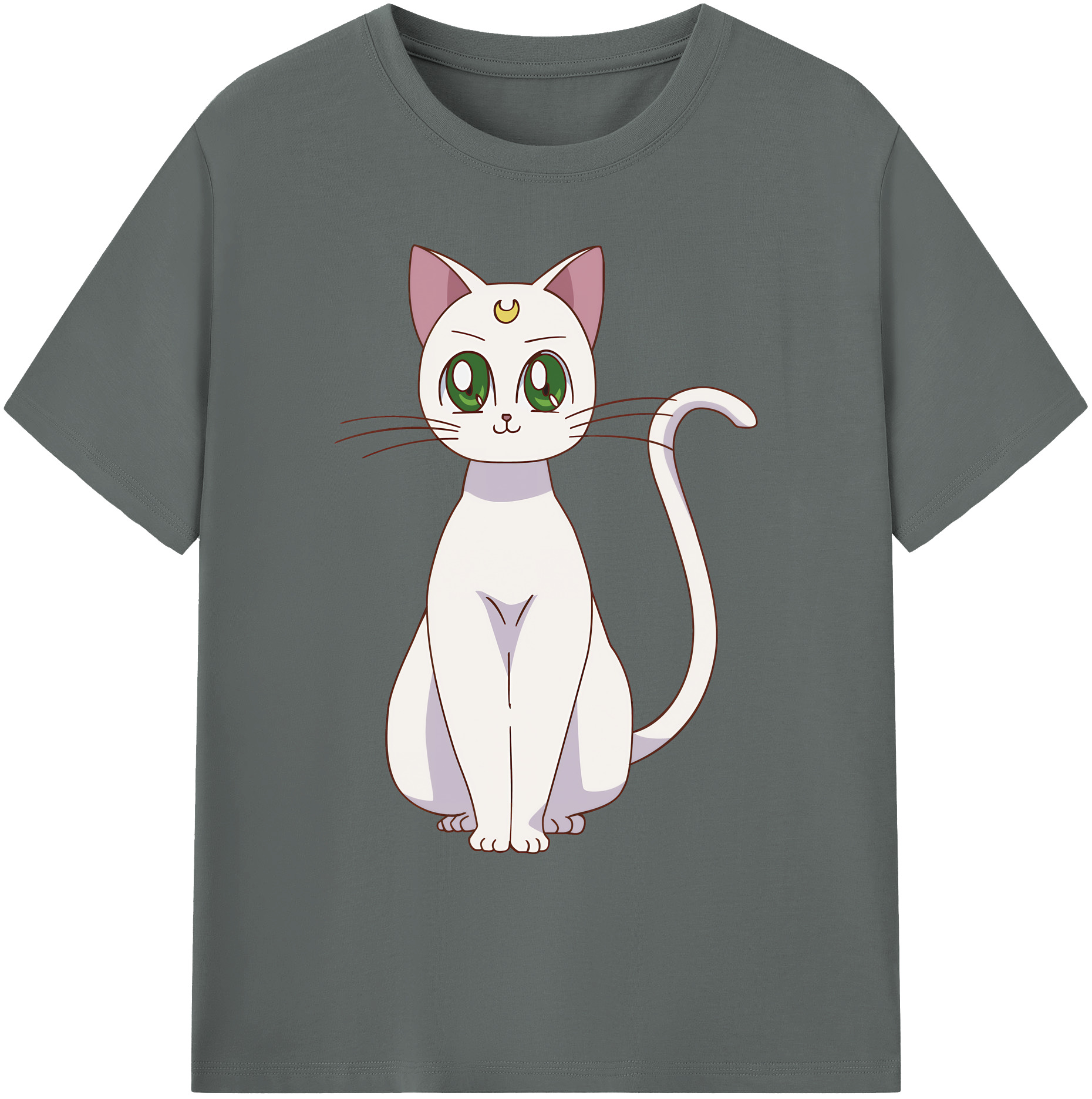 （画像用） 美少女戦士セーラームーン Sailor Moon 綿100％ メンズ半袖Tシャツ｜肌触りやわらか＆通気性